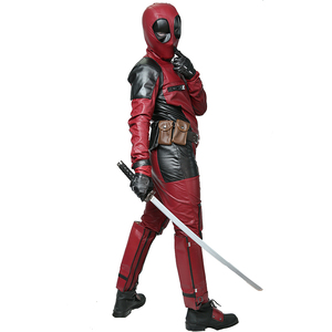 死侍衣服套装成人儿童万圣节演出服3d死侍cos cosplay服装男 span