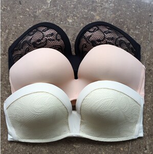 新款一片式 span class=h>文胸 /span>无钢圈 span class=h>调整 