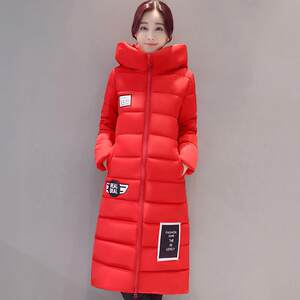 女棉袄中长款2017新款个性时尚大码修身显瘦