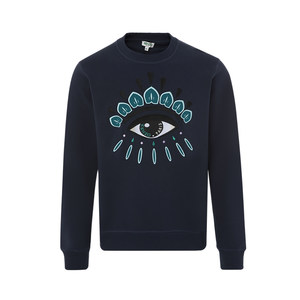 品牌特卖 kenzo眼睛卫衣代购专场 50  kenzo刺绣大眼睛长睫毛图案装饰