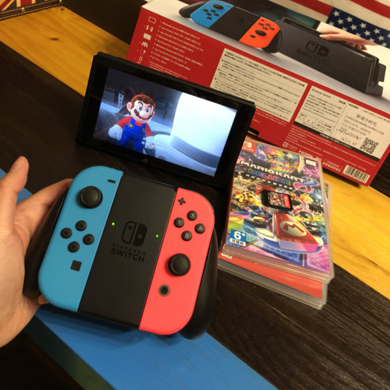 日本任天堂switch ns掌機遊戲機奧德賽馬里奧遊戲卡主機日版