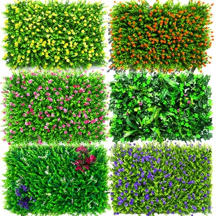 仿真草坪垫子人工塑料假草皮绿色植物背景花墙面壁挂门头室内装饰