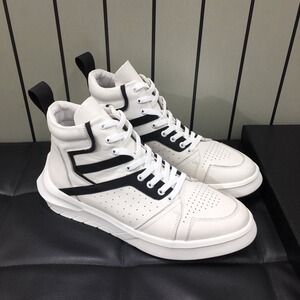  span class=h>范 /span>邦迪秋季白色高帮板鞋男鞋2018新款小白鞋