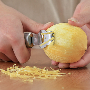 不锈钢自制柚子茶刮皮刨丝器柠檬刨丝器刮剥柚子皮刨屑刮丝刀橙子