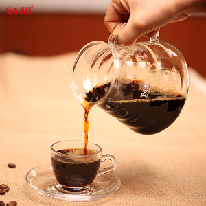 yami span class=h>亚米 /span> 手冲咖啡分享壶云朵壶 耐热高硼硅