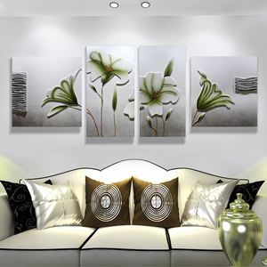 皮画客厅装饰画图片