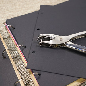 纸张打孔机器图片