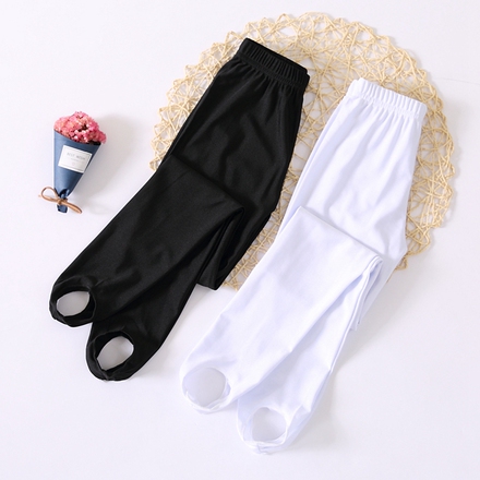 儿童舞蹈服装秋冬女孩健美打底裤