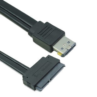 esata转sata硬盘数据线 笔记本power esata usb连接线二合一 1米