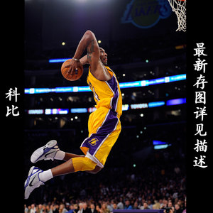科比海报     nba球星贴画 篮球高清真人比例 巨幅超大海报 定做