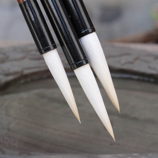 双羊牌善琏湖笔厂精制长锋大楷中楷小楷羊毫毛笔套装文房四宝书法