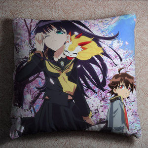 包邮diy span class=h>双星之阴阳师 /span> 化野红绪 美女等身抱枕套