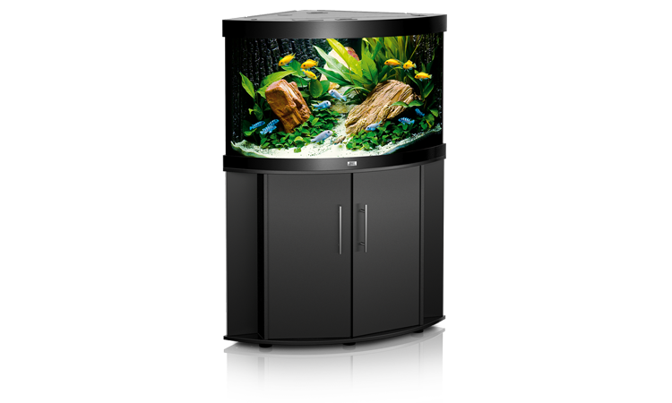 德国黑钻生态扇形三角鱼缸juwel trigon190 98.5cm 弧形水族箱