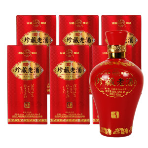 山西杏花村汾酒珍藏老酒42度475ml 红色 清香型白酒 整箱装 包邮