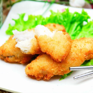 鳕鱼条 亚洲鱼港 深海鳕鱼条 香炸酥脆 西餐厅专用 1080克36枚