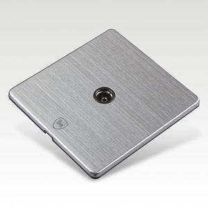 class=h>开关 /span>面板 span class=h>银 /span>色不锈钢拉丝闭路tv