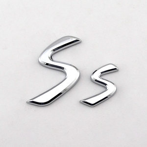  span class=h>汽车 /span>个性字母s车标运动版通用改装侧标后车标