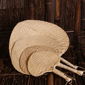 草扇 小扇  span class=h>蒲扇 /span> 可爱扇子 扇子批发 草编团扇