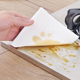 厨房纸巾吸油纸吸水长筒卷纸巾去油污卫生纸家用加厚清洁洗碗专用