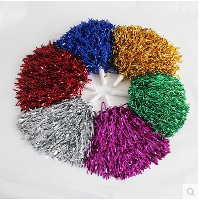 2015幼儿园啦啦操花球健美体操舞蹈啦啦队彩球baoyou大号直把手摇