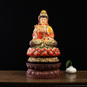 佛像 span class=h>坐垫 /span>高底座加高观音关公高台圆形实木纹