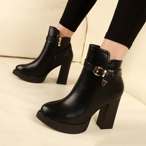 【黑色高跟鞋冬季短靴价格】最新黑色高跟鞋冬