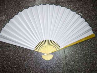 扇子90公分大挂扇白面扇子空白扇娟面扇绘画书法