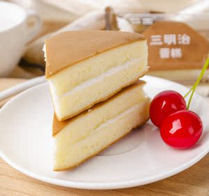 三明治奶油蛋糕图片