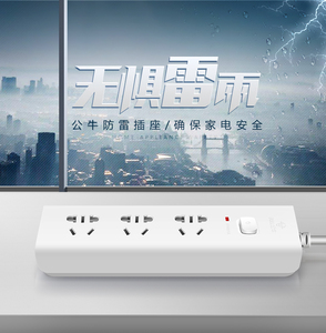 品牌名称: 公牛防雷击插座