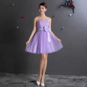 【白色伴娘礼服网纱价格】最新白色伴娘礼服网