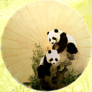 纸伞画图片简单动物图片