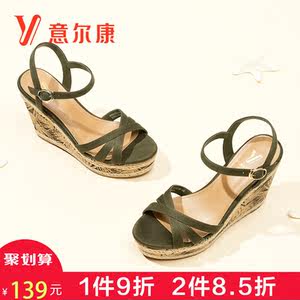 【意尔康女凉鞋清仓10-50元真皮】_意尔康女