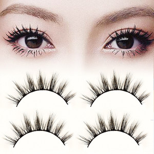 手工3d span class=h>假睫毛 /span>自然逼真纤长浓密裸装眼睫毛短款