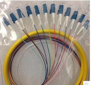 lc12芯单模多模束状尾纤束状 光纤跳线 odf束状尾缆 法兰盘尾纤