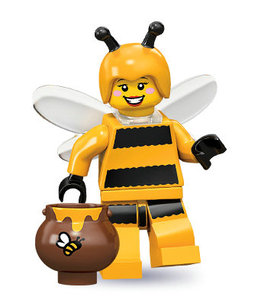 lego乐高积木人仔71001-7 抽抽乐第十季 已经开袋确认 蜜蜂女孩