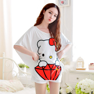 萌睡衣女夏卡通价格