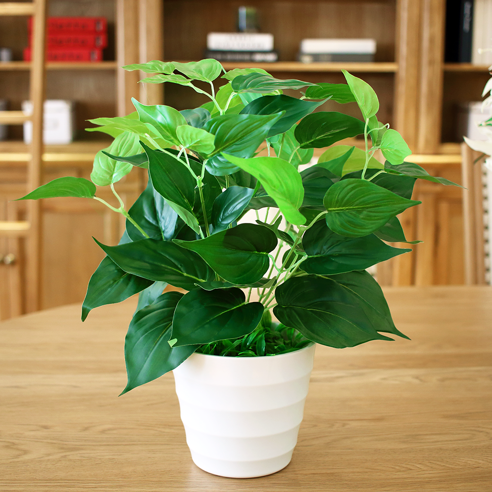 仿真植物假植物绿植室内外装饰塑料盆栽绿萝小盆栽仿真花草植物