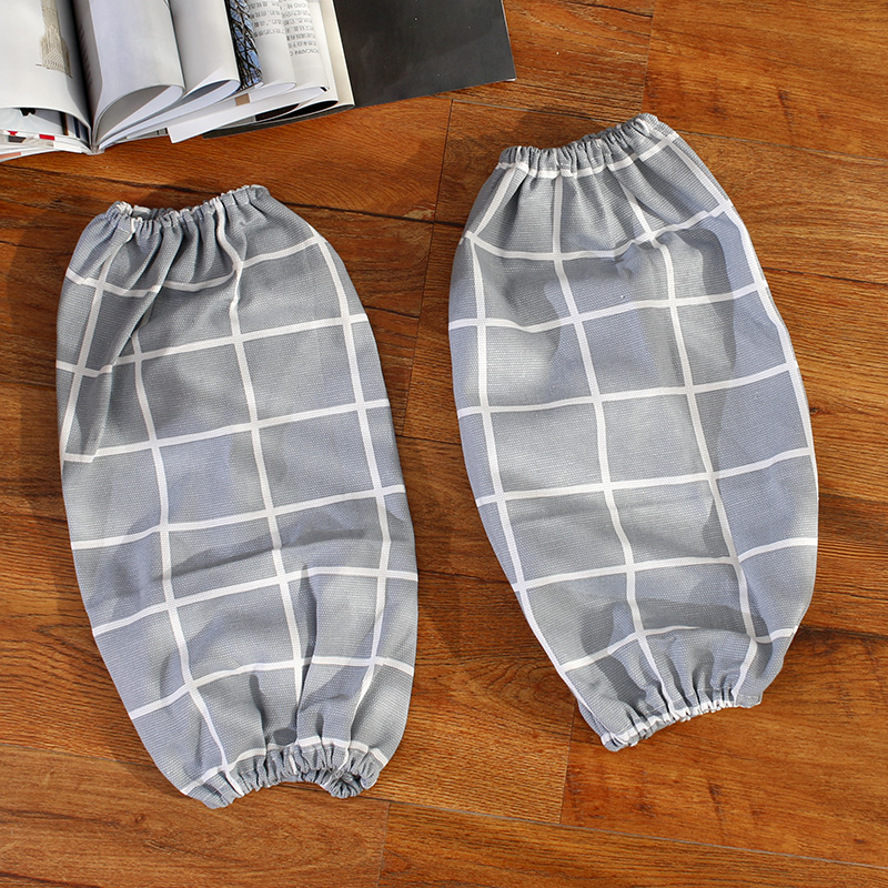 厨房围裙袖套韩版时尚优质老粗布做饭防油套袖可爱简约家务清洁