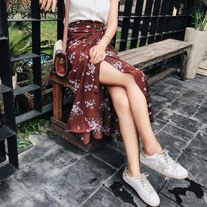 包裹长裙半身图片