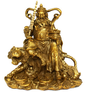 开光纯铜武 span class=h>财神 /span>赵公明摆件招 span class=h>