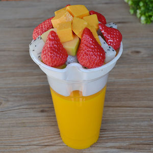 仿真泰芒了芒果杯模型假泰芒了水果杯水果切模具食品泰芒了芒果杯