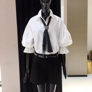 职业阿玛施特官方旗舰店女装2017夏装新款麻