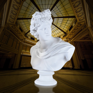 大卫石膏像头像 希腊神话人物雕塑 欧式艺术品工艺品素描雕像摆件