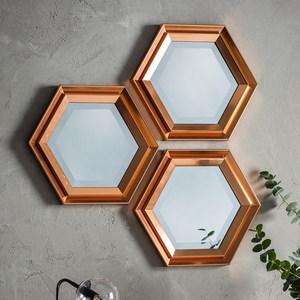 菱形镜子壁挂图片