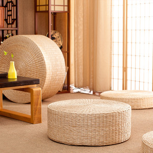 包邮拜佛茶道手工草编蒲团 span class=h>打坐 /span> span class=h>