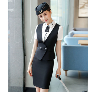 空姐服装套裙图片