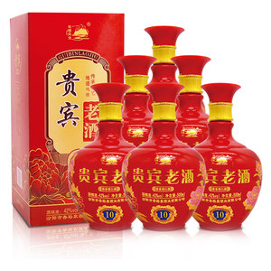 class=h>白酒 /span>整箱6瓶42度500ml高粱酒 span class=h>贵宾 