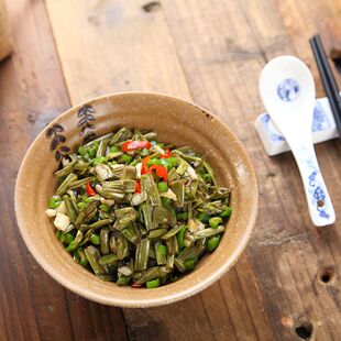 石坝美食湖南湘潭特产农家卜问菜200gx2