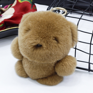 手机链挂饰可爱毛绒迷你公仔图片