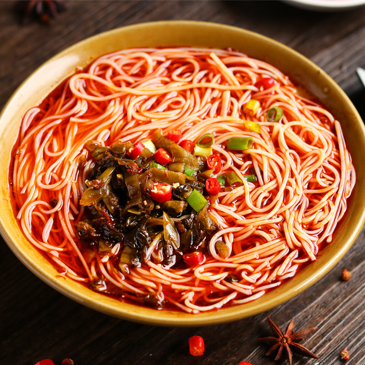 天天特价 绵阳米粉 绵阳特产老开元麻辣米粉 组合装送调料包共4份